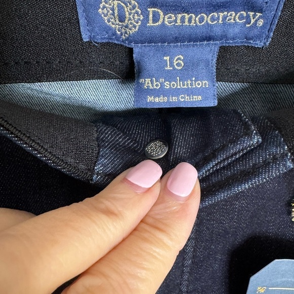 NWT Democracy Ab Solution Booty Lift Jegging in Indigo size 16 - Picture 8 of 8